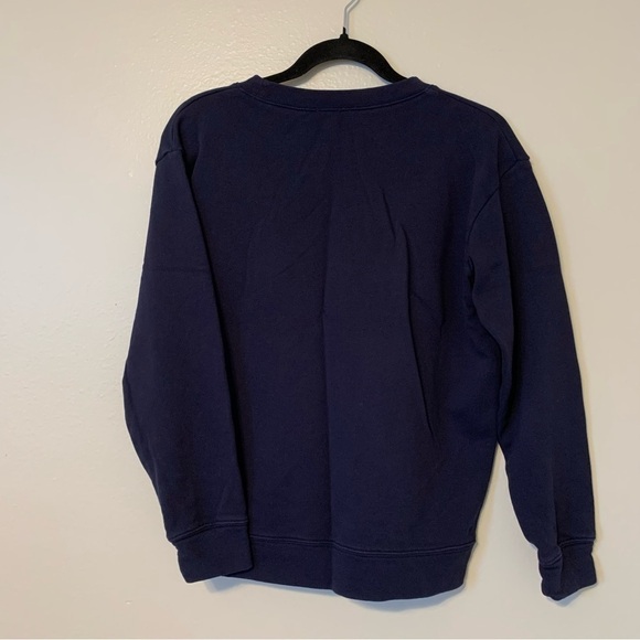 J. Crew Factory Teddie Sweater Black & Animal Leopard Print Intarsia Heart - Picture 7 of 9